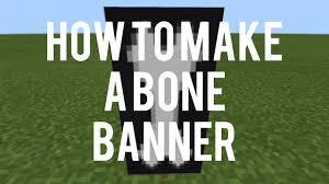 dog bone banner in minecraft