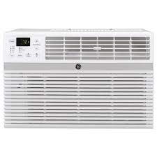 Features 3 different fan speeds for cooling. Ge 8 000 Btu 115 Volt Smart Window Air Conditioner With Remote In White Aec08ly The Home Depot