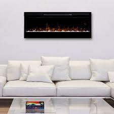 Wall Mounted Prism Electric Fireplace
