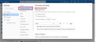 how to change font size in outlook