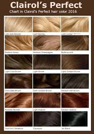 Chart In Clairols Perfect Hair Color Hair Color Chart
