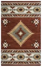 rizzy southwest su1822 rust rug studio