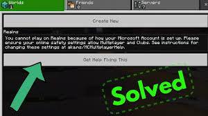 fix you cannot play on realms because