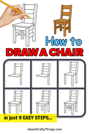 chair drawing how to draw a chair