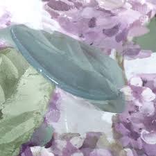 Grace Mitchell Purple Flowers Framed