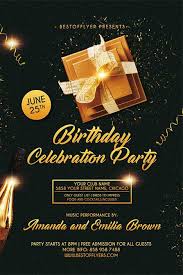 Free Birthday Celebration Flyer And Poster Template