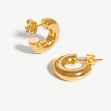 custom 18k gold plated earrings jewelry