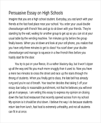 persuasive essay 5 exles format