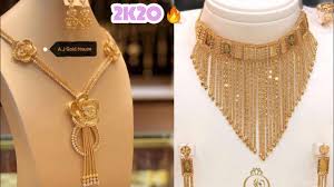 latest gold necklaces designs in dubai