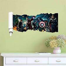 avengers super hero iron man wall