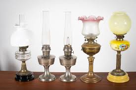 A Collection Of Miscellaneous Oil Lamps