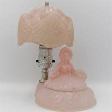 Lamps Lanterns Vintage Pink Glass