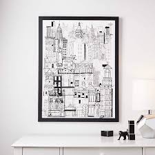 City Framed Wall Art Print Reviews