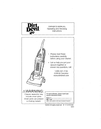 dirt devil m088160 owner s manual pdf