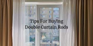 tips for ing a double curtain rod