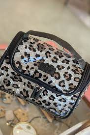 clear leopard cosmetic bag perboard