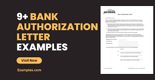 bank authorization letter 9 exles