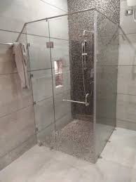 Hinged Rectangular Fiberglass Shower
