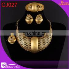 dubai gold jewelry set