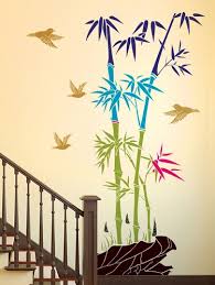 Buy Wall Stickers Bamboo Trees