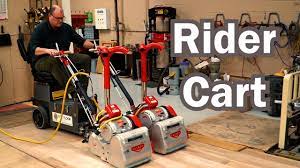 gym floor sander riding cart city
