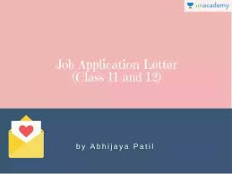 Example of job application letter class 12 wallpaper. Cbse Class 12 Job Application Letter Offered By Unacademy