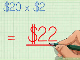 How To Add Sales Tax 7 Steps With Pictures Wikihow