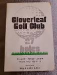 Cloverleaf Golf Course Vintage Score Card western pa A13 | eBay