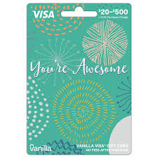 vanilla visa gift card 20 500 walgreens
