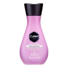 cutex non acetone nail polish remover