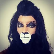 dressed as scar from the lion king
