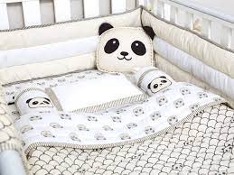 Modern Panda Organic Cot Baby Bedding