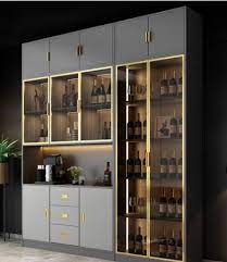 Glass Doors Wine Cabinet