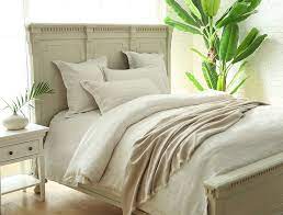 100 linen natural color bedding set