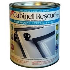 Painting (fake wood) kitchen cabinets. Cabinet Rescue 31 Oz Melamine Laminate Paint Dt43 The Home Depot