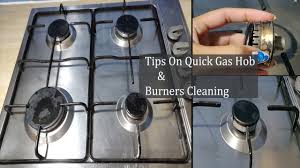 how to deep clean gas stove sink