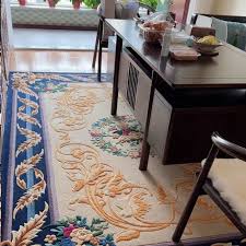 soft wool acrylic handmade carpet rug