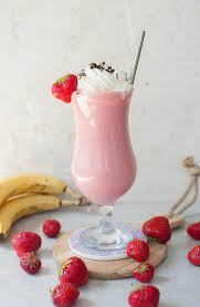 strawberry banana milkshake everyday