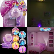 Projector Night Light Disney Princess Bed Room Kid 6 Led Plug Baby Sleep Ceiling Brand New