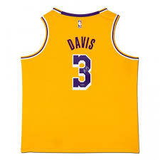 Los angeles/minneapolis lakers complete uniform history with images. Anthony Davis Autographed Los Angeles Lakers Nike Swingman Icon Edition Jersey