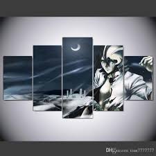 High quality anime inspired canvas prints by independent artists and designers from around the world. 2021 Unframed 5 Panel Home Decorative Black And White Painting Modern Art Anime Bleach Character Canvas Painting For Drawing Room Wall Poster From Tian7777777 17 09 Dhgate Com