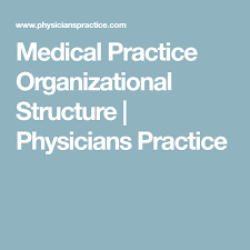 Medical Practice Organizational Structure Physicians