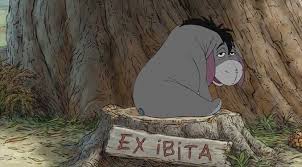 He's depressed kinda off every time someone tries to interact with him. 12 Amazing Witticisms From Eeyore Disney Quotes
