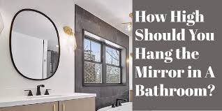 Hang The Mirror In A Bathroom