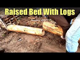 Using Logs To Make Garden Beds
