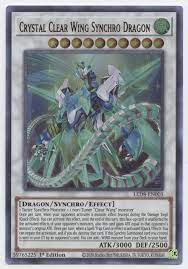 Amazon.com: Crystal Clear Wing Synchro Dragon - LED8-EN005 - Ultra Rare -  1st Edition : Toys & Games