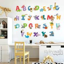 Alphabet Wall Decal Animals Alphabet