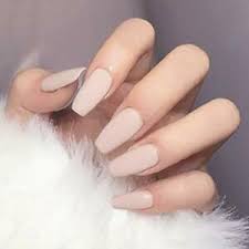 | acrylics beige nail tips. Brishow Coffin False Nails Long Fake Nails Beige Ballerina Acrylic Stick On Nude 1236648858218 Ebay