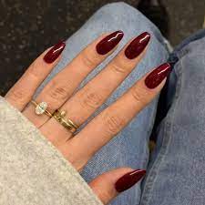 39 burgundy nails that you will fall in
