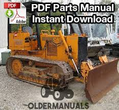 case 450b 455b dozer parts manual
